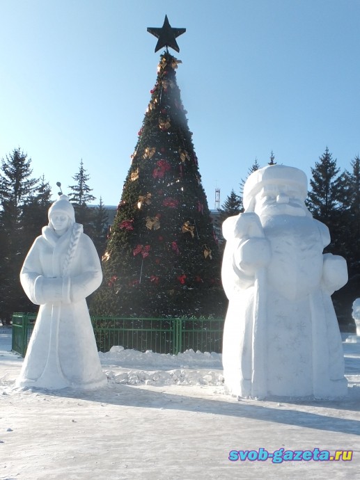 Дед Мороз и снегурка