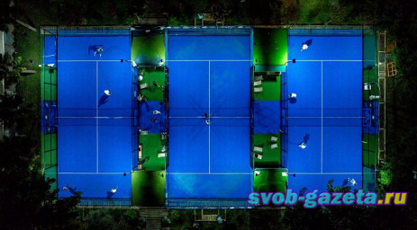 Монтаж падел кортов