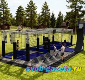 детские полосы препятствий купить